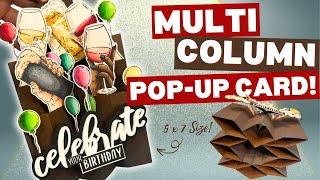 NEW SHAPE Fun Fold! | 5 x 7 Multi Column Pop Up Card