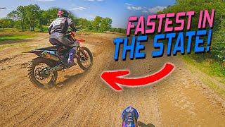 Battling With The FASTEST WOMAN IN THE STATE - Martin MX Park