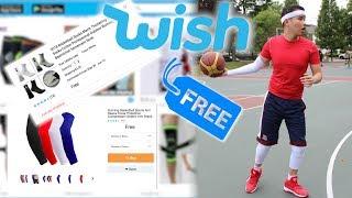 Testing FREE BASKETBALL GEAR From Wish