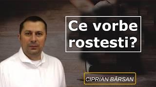 Ciprian Barsan - Ce vorbe rostesti? Predica 2024