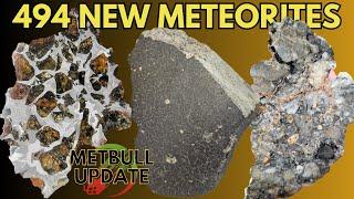 494 Meteorites MetBull Update ️ New Meteorites Approved Worldwide Report News