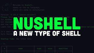 NuShell - A New Type of Shell