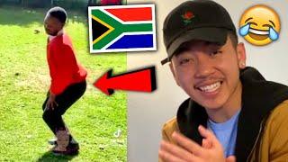 South African High Schools are a VIBE!  Amapiano Dance AMERICAN REACTION! 