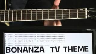 Bonanza Intro TV Theme Guitar Chords Lesson & Tab Tutorial
