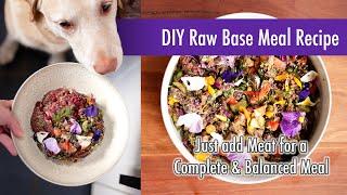 DIY Raw Dog Food Recipe | Complete & Balanced