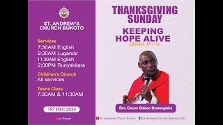 #Sunday_1st_December_2024  || 07:30am English Service || #St. Andrew's Church Bukoto