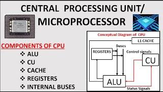 CPU and Its Components|| Components of MIcroprocessor