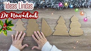 3 Ideas Navideñas/ Hermosas Manualidades Con reciclaje / Diy Christmas / Artesanato Natalino