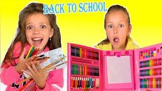 BACK TO SCHOOL или у кого к 1 сентября лучше набор для рисования! Скетч от Новизарики ТВ.