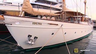 1939 Feadship Classic Sailing Yacht Iduna - Walkaround Tour - 2021 Cannes Yachting Festival