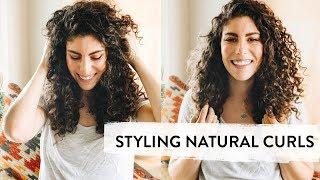 NATURAL HAIRCARE ROUTINE | How to Style Natural Curls