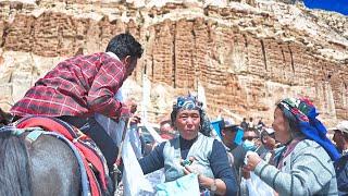 Yartung Festival in a Tibetan Village of Upper Mustang in the Himalayas of Nepal