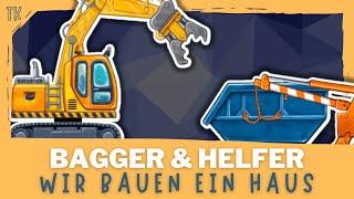 Bagger & Baufahrzeuge ⭐ Wir bauen ein Haus [ Kindervideos | Kinderfilme ] #telekids