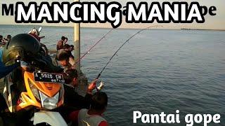 Mancing di pantai gope dermaga karangantu banten