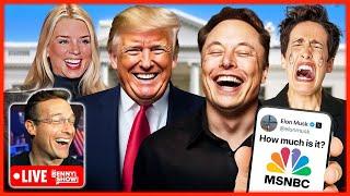 Libs On Life Support As Elon Musk Prepares To BUY MSNBC | Trump's MASSIVE Polling Win & Pam Bondi 