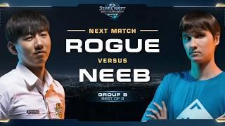 Neeb vs Rogue PvZ - Group B Decider - WCS Global Finals 2017 - StarCraft II