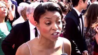 Taraji P. Henson, Tiffany Rubin Story: 2011 Primetime Emmys: Red Carpet