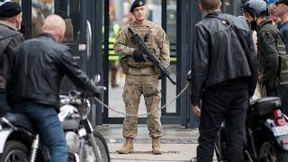 Bikers mess with the wrong soldier at the Security Hub