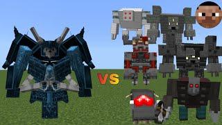 The Immortal vs Crimson steves more mobs and bosses | Minecraft Java | Mob Battle