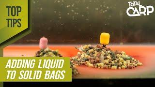Does adding liquid to solid bags do anything?? #BaitHacks
