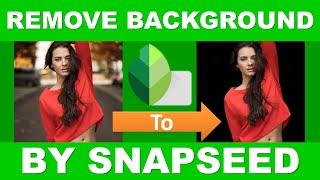 How to Remove Background of a Photo by Snapseed