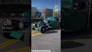 Cool vintage custom rat rod truck