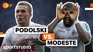 Podolski vs. Modeste: Abschluss-König oder Kopfball-Ungeheuer? | Bundesliga | sportstudio