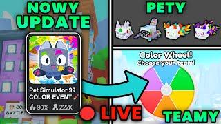 ZAPIS CZ2 - GRINDUJEMY I CZEKAMY NA NOWY COLOR BATTLE EVENT | Pet Simulator 99