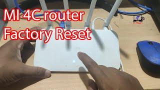 How to reset mi router 4c