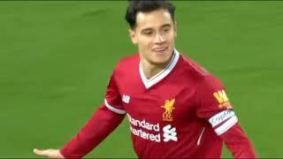 Philippe Coutinho wins against an opponent Great goals great shot compilation 2018