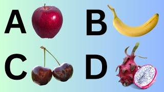 A to Z Fruits Name ll ABC Fruits Name ll Fruits Name for Kids ll Fruits Name for Children & Toddlers