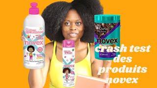 CRASH TEST DES PRODUITS NOVEX SUR MES CHEVEUX...#naturalg