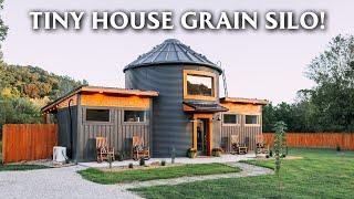 Unique Tiny House Grain Silo Conversion Full Tour!