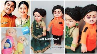 Dayaben n Jethalaal from TMKUC/Doll's makeover #DOLLS#TMKUC#Trending