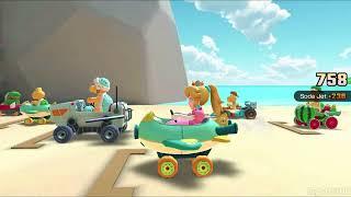 Mario Kart Tour -N64 Koopa Troopa Beach T- Peach Gameplay