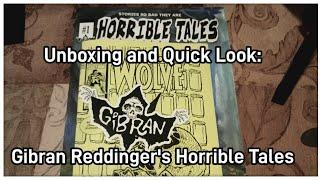 Unboxing Horrible Tales by Gibran Reddinger!