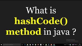 What is HashCode() in Java ?  | Java hashcode Method