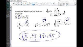 Algebra 1A Chapter 1 Review