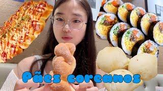 Pão de queijo coreano? Provando pães coreanos !