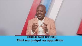 Budget: Biki Abavuganya Byebalowooza Ebisana Okusamu Sente.- Harold Kaija