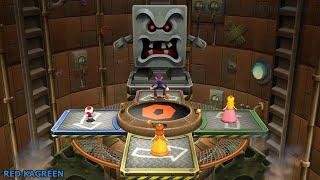 Mario Party 9 Minigames - Toad vs Waluigi vs Daisy vs Peach (Master Cpu)