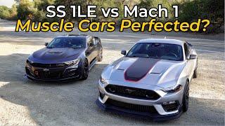 Chevrolet Camaro SS 1LE vs Ford Mustang Mach 1 - Head to Head Review!