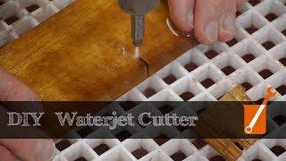 Waterjet cutter built with a cheap pressure washer