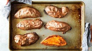 The Best and Quickest Baked Sweet Potatoes