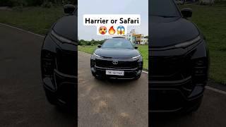 Which One will you choose? Harrier Or Safari? Tata Harrier 2024 Tata Safari 2024 #shorts #safarisuv