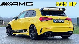Mercedes-AMG A45 RS 525HP Posaidon | REVIEW on AUTOBAHN [NO SPEED LIMIT]