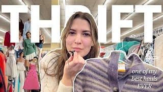 Thrifting 2025’s Hottest Trends at Value Village! INSANE Thrift Haul & Try-On