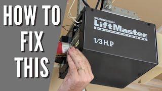 How to repair a Liftmaster garage door opener