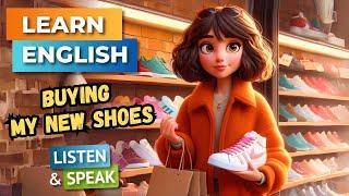 Buying My New Shoes  | Improve Your English | English Listening Skills - Speaking Skills.