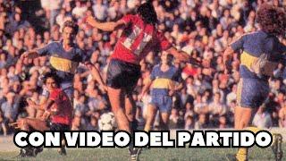 INÉDITO INDEPENDIENTE 1-0 BOCA Nacional 1985 - caso Scasserra